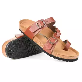 Aerothotic Seraph Comfort Slide Sandals in Tan