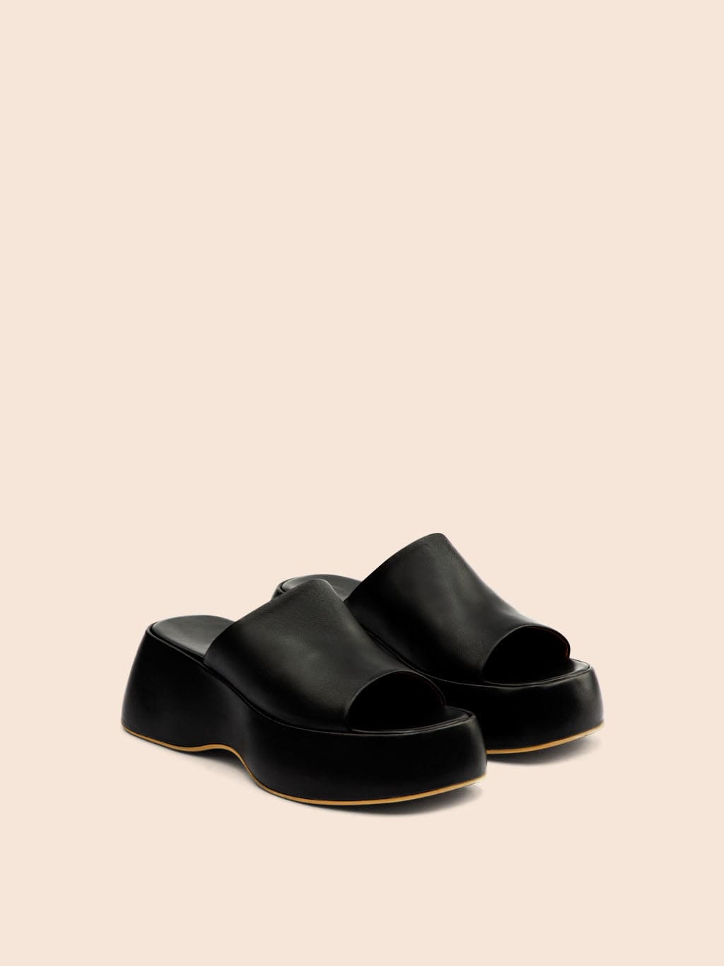 Alina Black Sandal