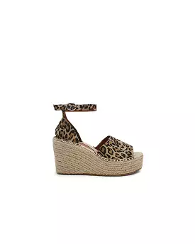 Beckham Leopard Wedges