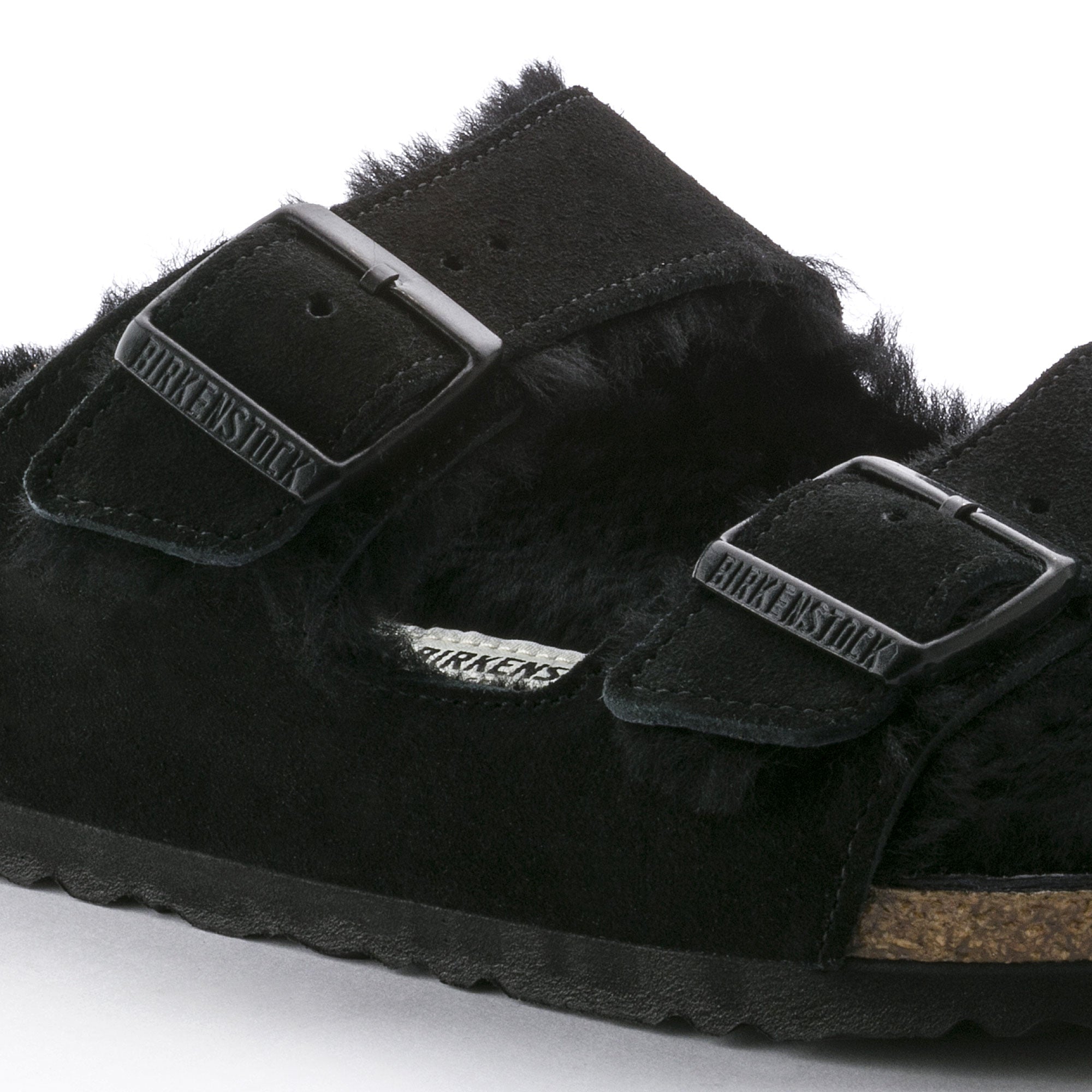 Birkenstock - Arizona Shearling Black N 752663