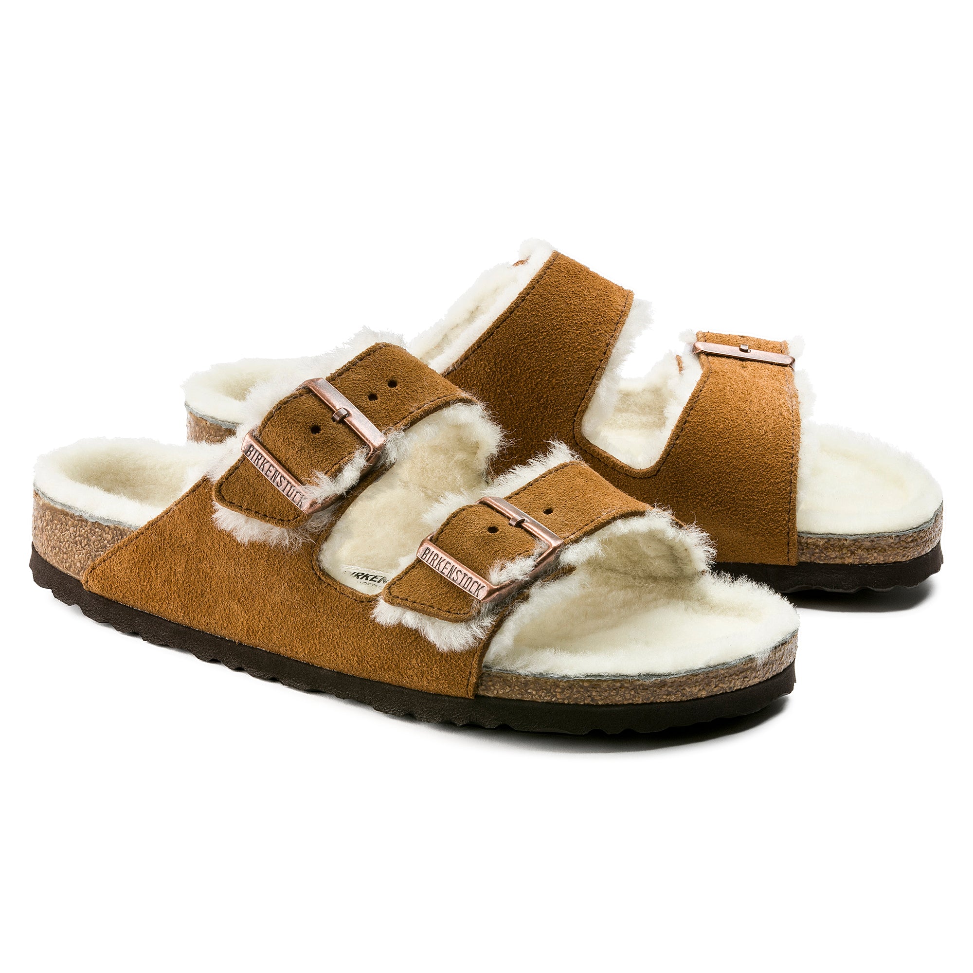 Birkenstock - Arizona Shearling Mink N 1001135