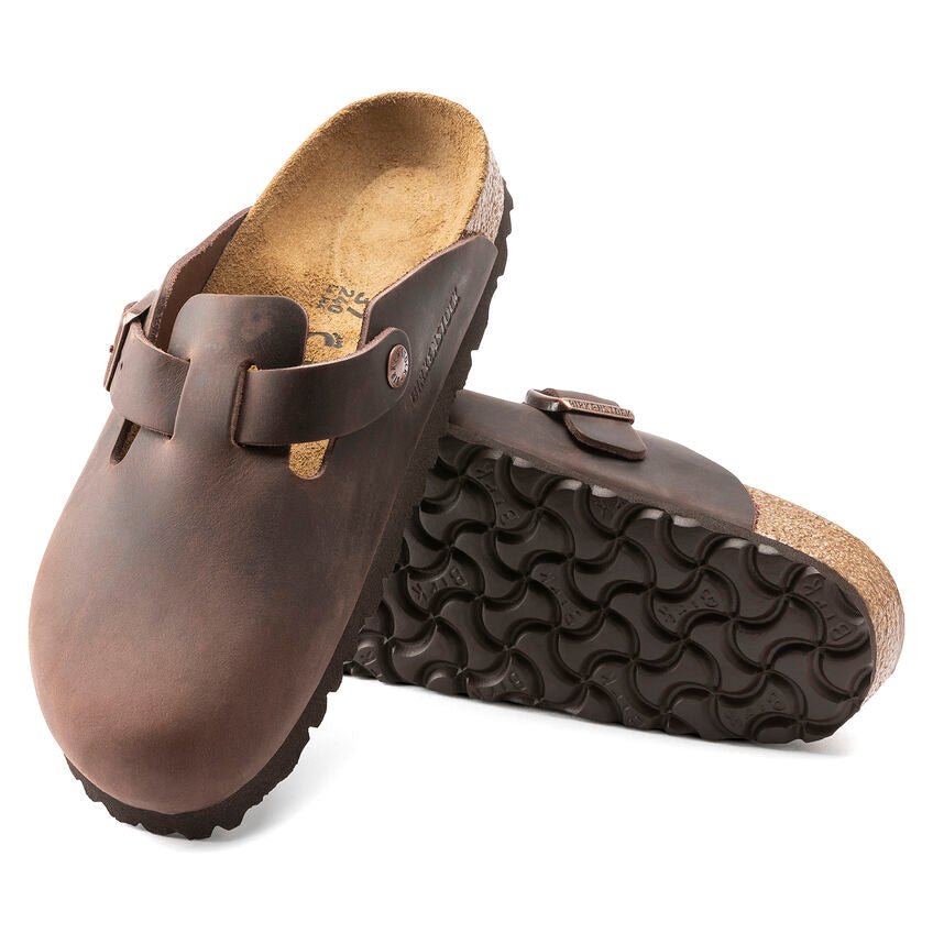 Birkenstock Boston - Habana Oiled Leather