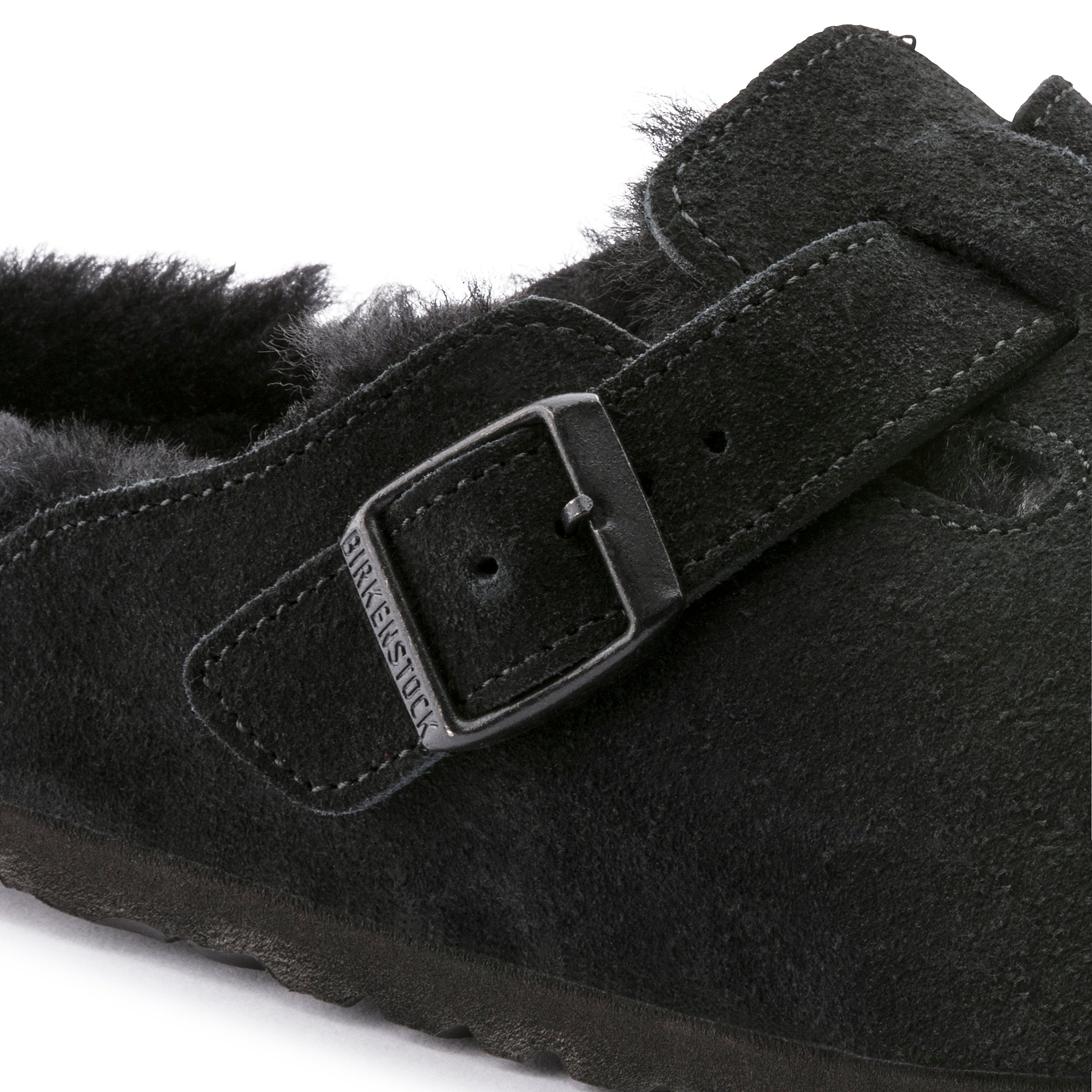 Birkenstock - Boston Shearling Black N 259883