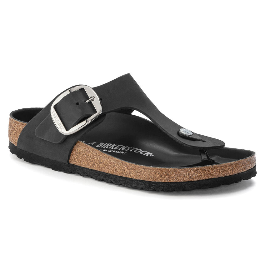 Birkenstock - Gizeh Big Buckle Leather Black Hex R 1023334