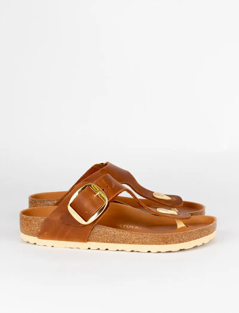 Birkenstock Gizeh Big Buckle Sandal Cognac