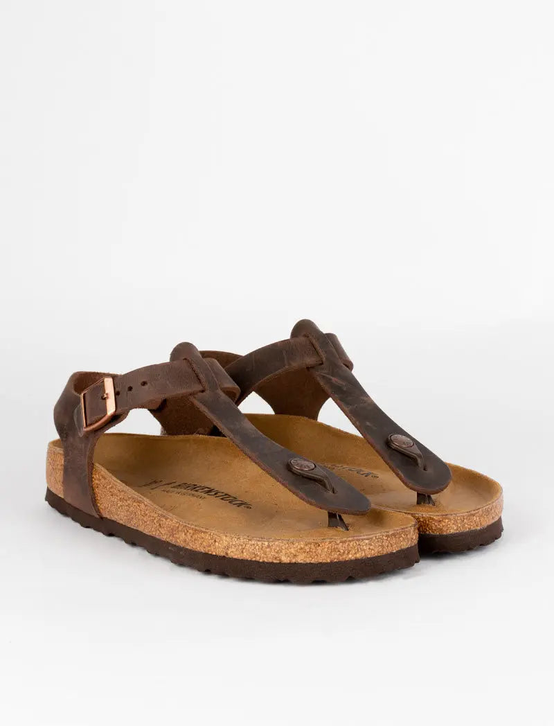 Birkenstock Kairo Narrow Sandal Oiled Leather Habana