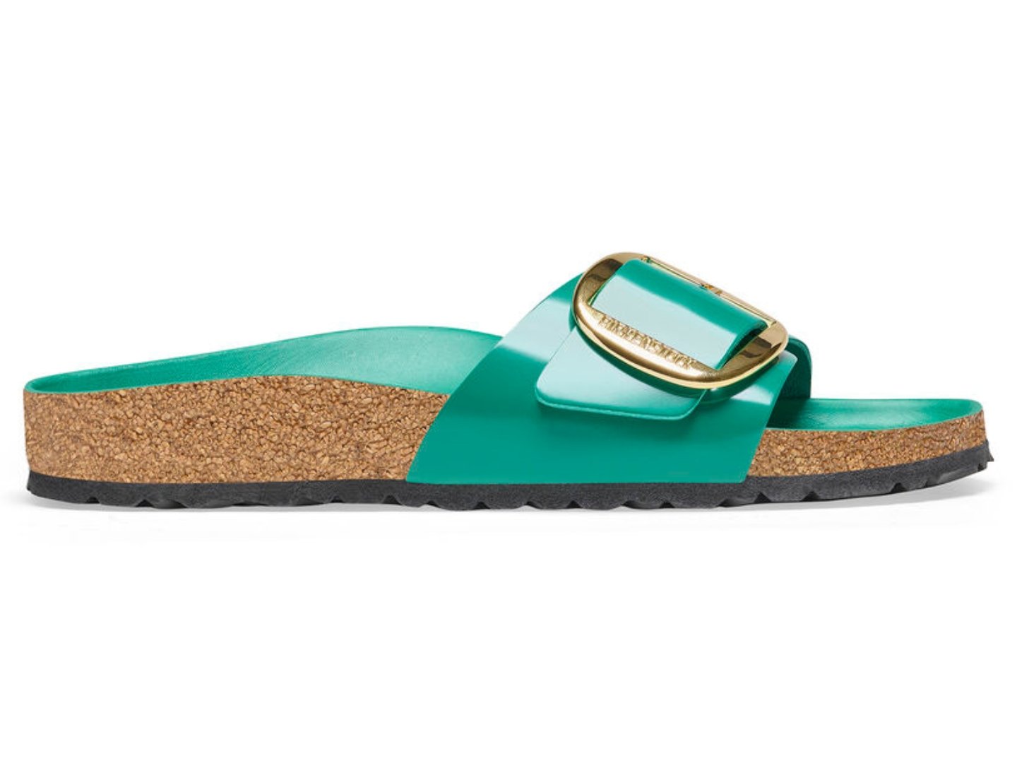 Birkenstock: Madrid High-Shine Digital Green