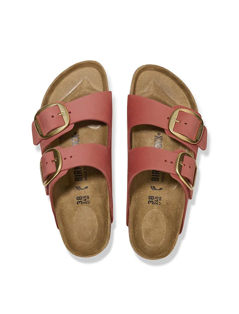 Birkenstock Womens Arizona Big Buckle Narrow Fit Mars Red