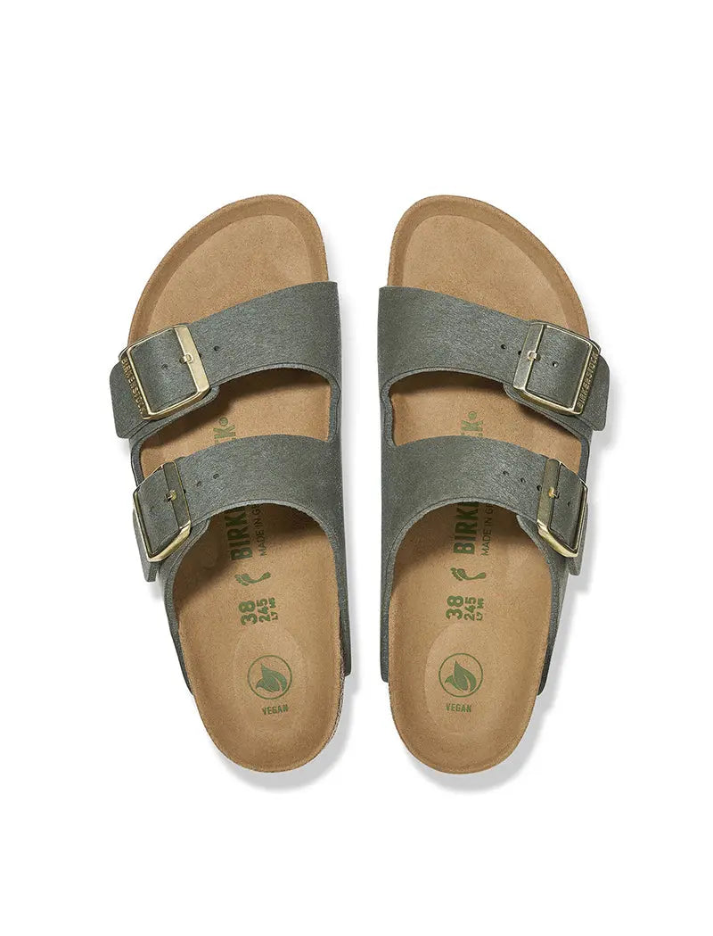 Birkenstock Womens Arizona Vegan Narrow Fit Soft Thyme