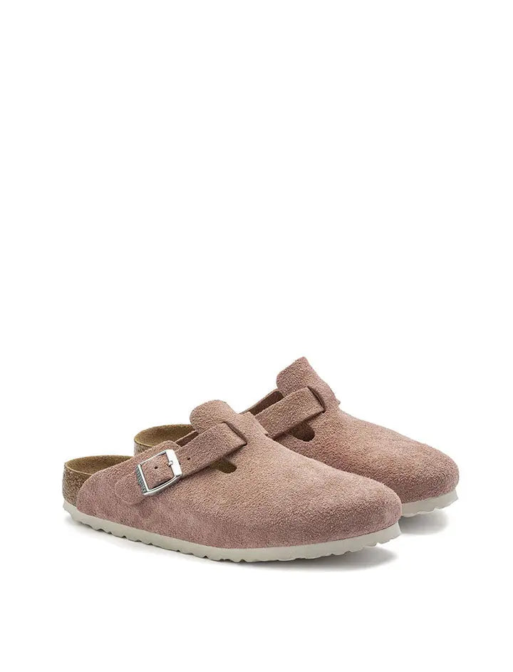 Birkenstock Womens Narrow Boston SFB Pink Clay