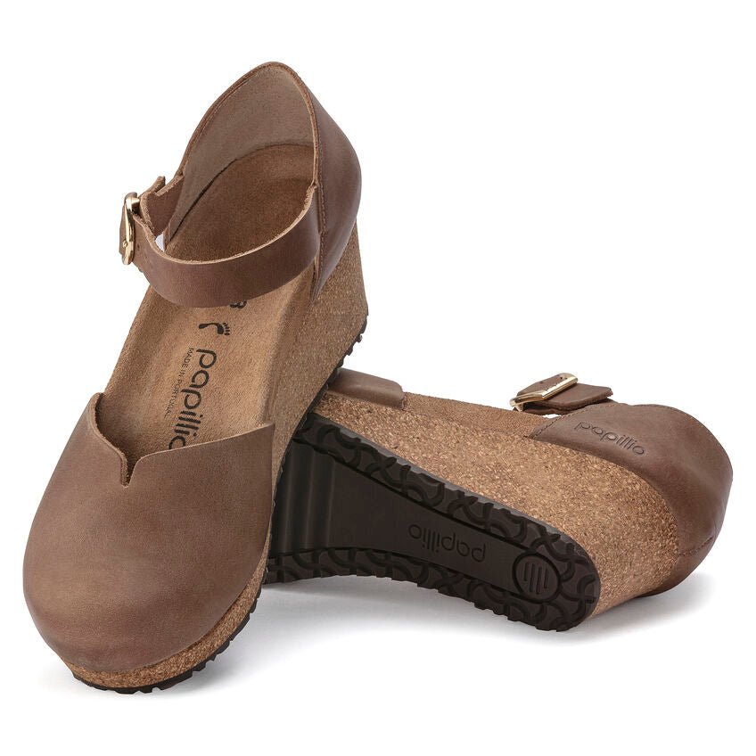 Birkenstock Women's Papillio Mary - Cognac Leather