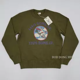 Bob Dong Clothing Bomb Squad Rabbit Sweatshirt - Army Green