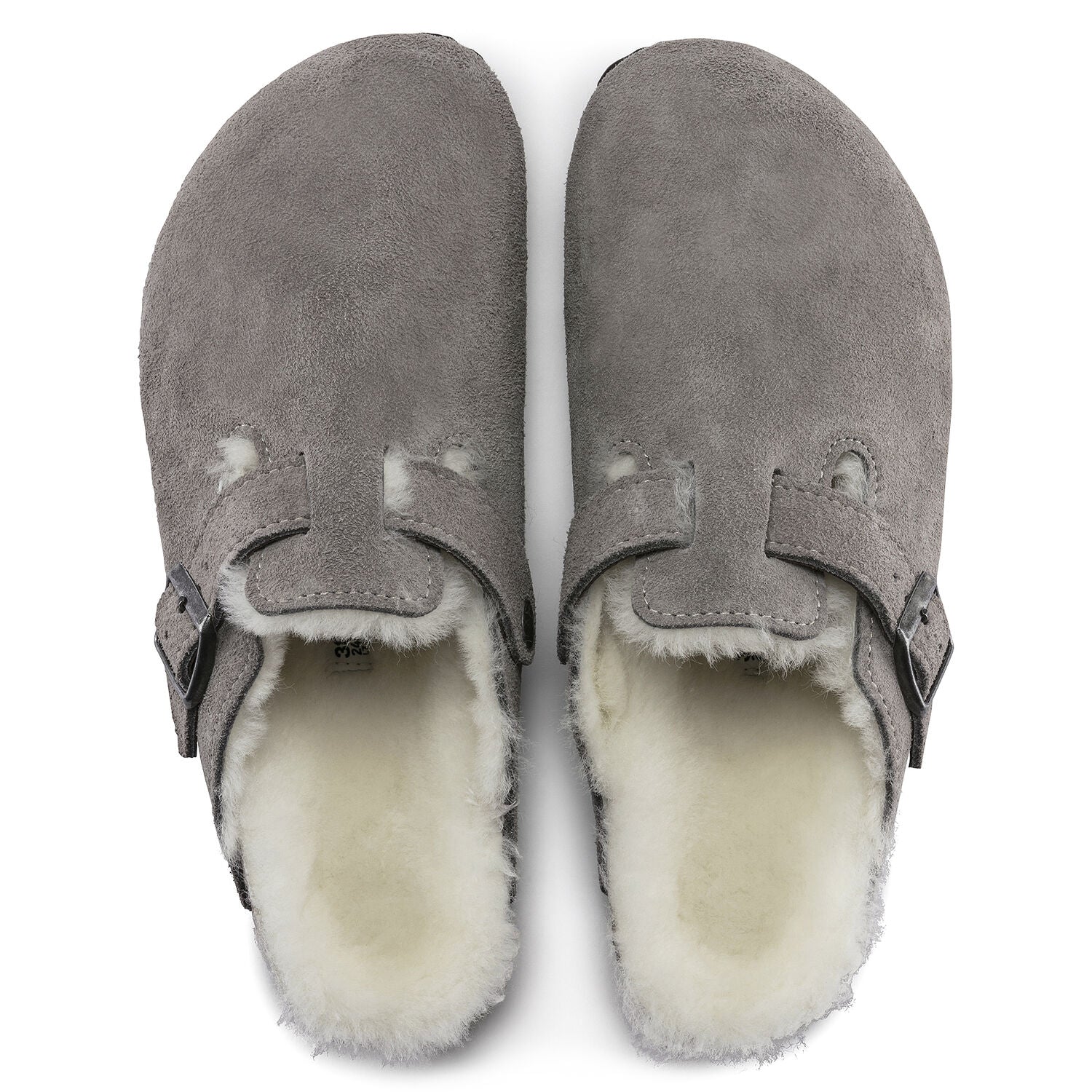 Boston - Stone Coin Shearling Suede||Boston - Suède Fourrure Stone Coin