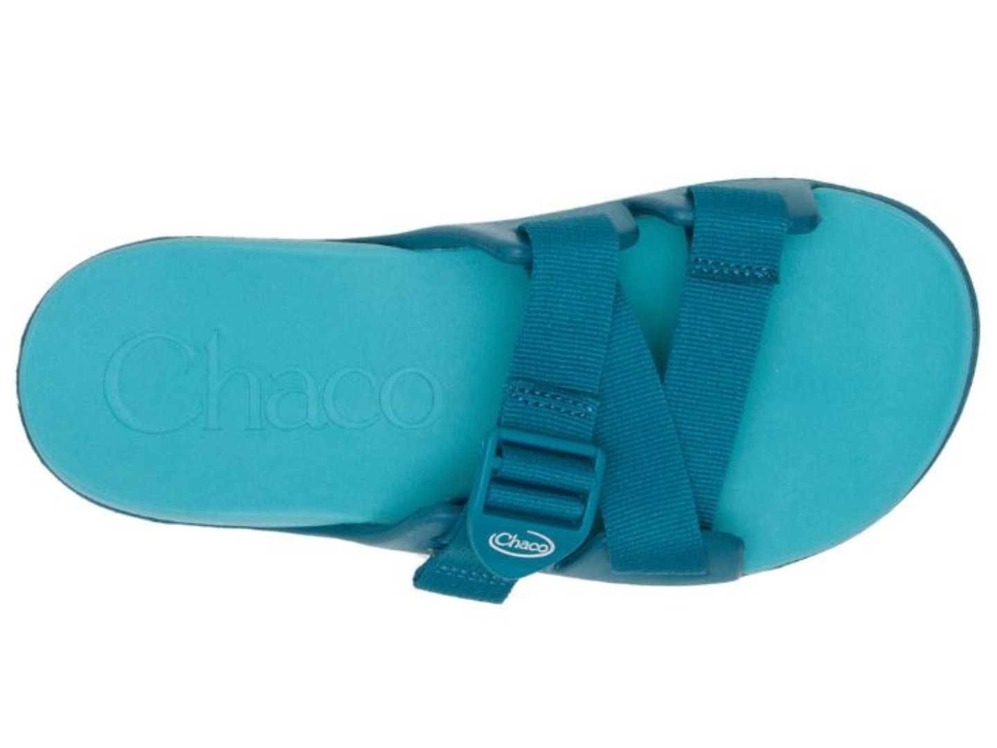 Chaco: Chillos Slide in Ocean Blue