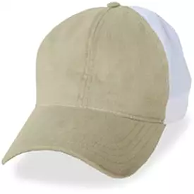 Cream with White Partial Coolnit - Unstructured Baseball Cap