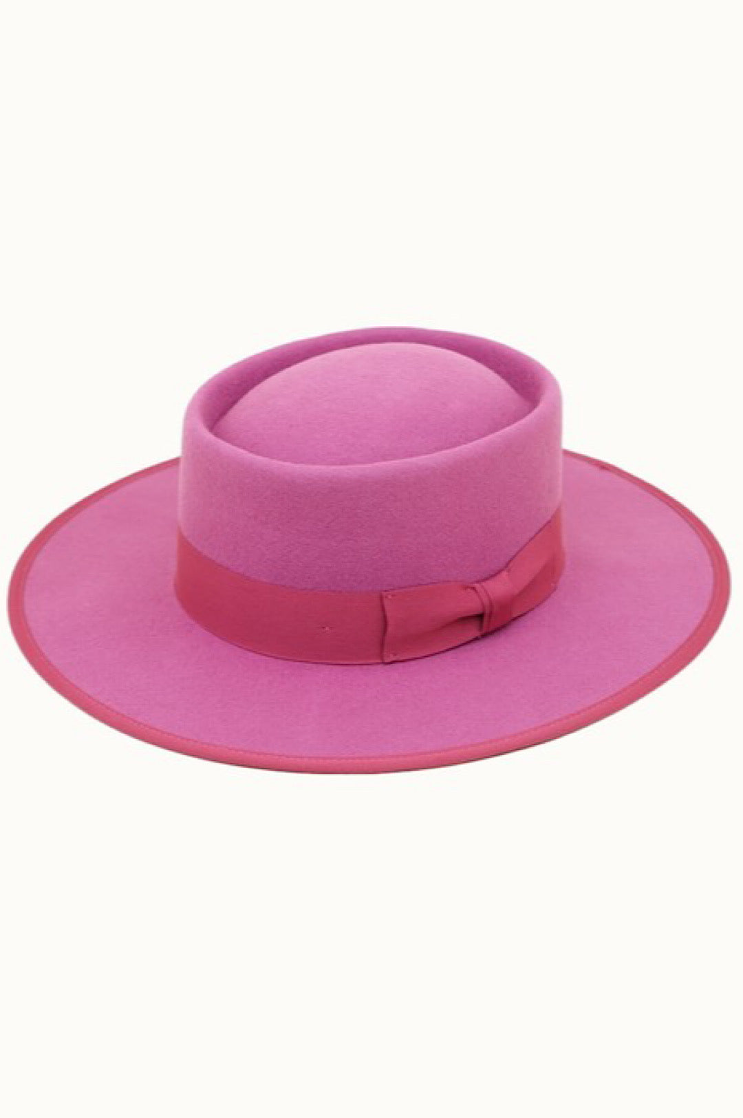 Dark Pink Rancher Style Hat