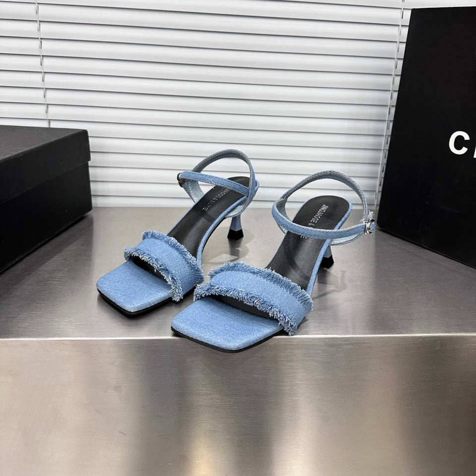 Denim Sandals