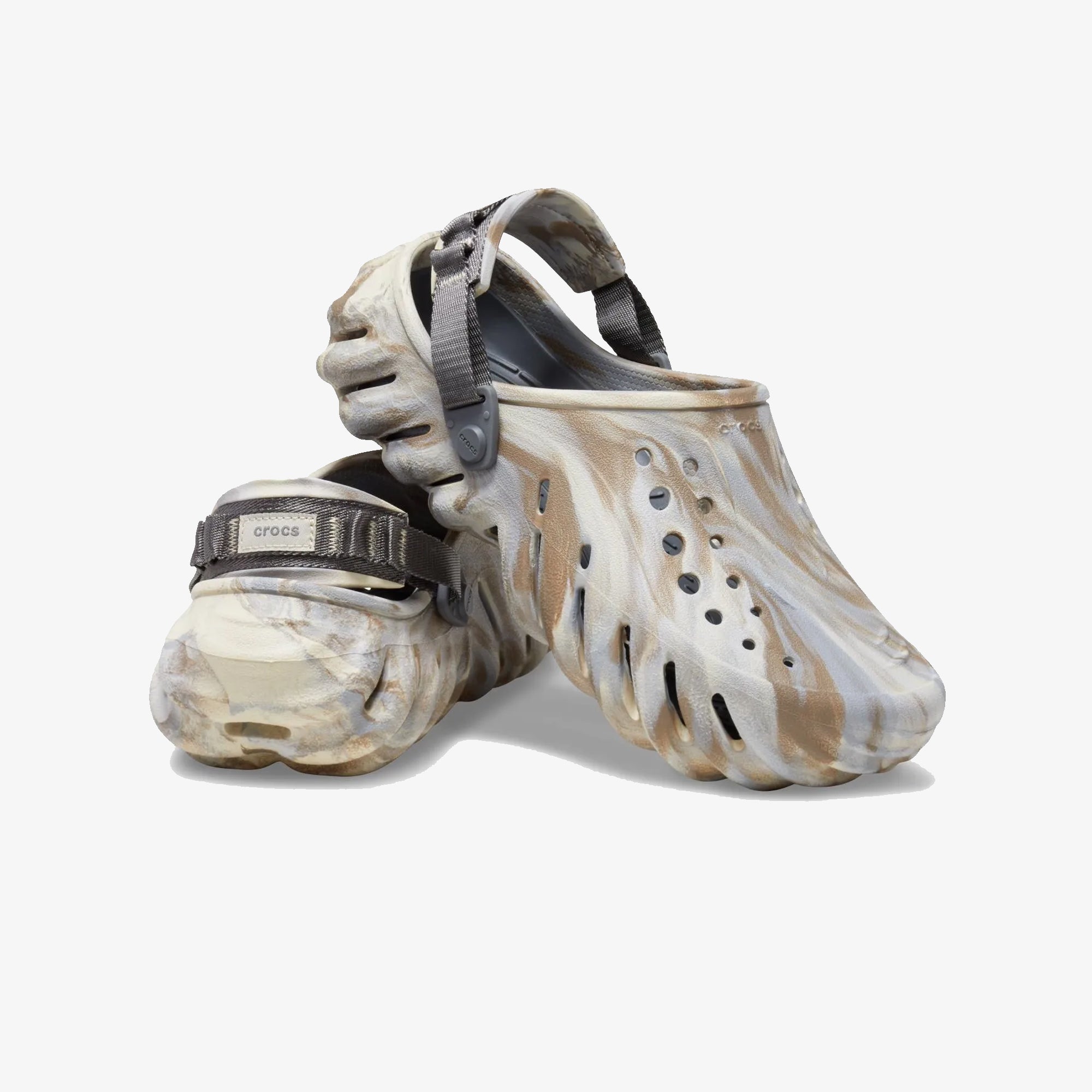 ECHO MARBLED CLOG 'BONE/MLTI'