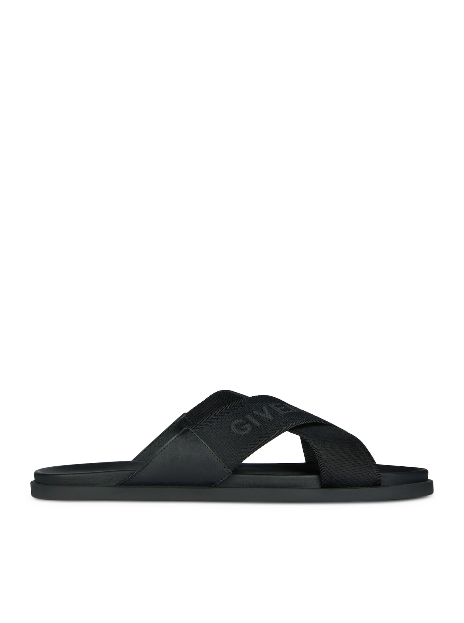 G Plage flat sandals with crossed webbing bands