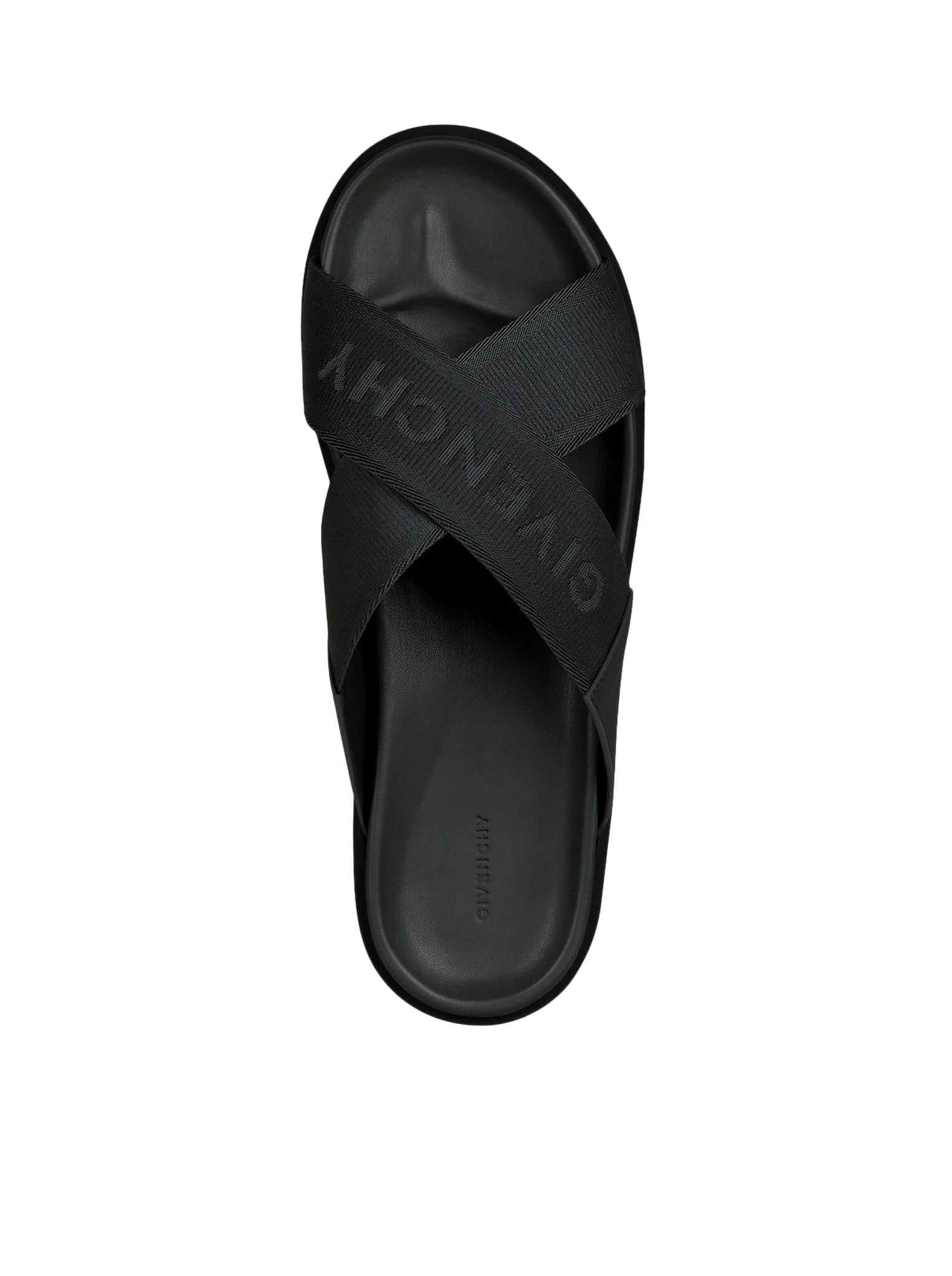 G Plage flat sandals with crossed webbing bands