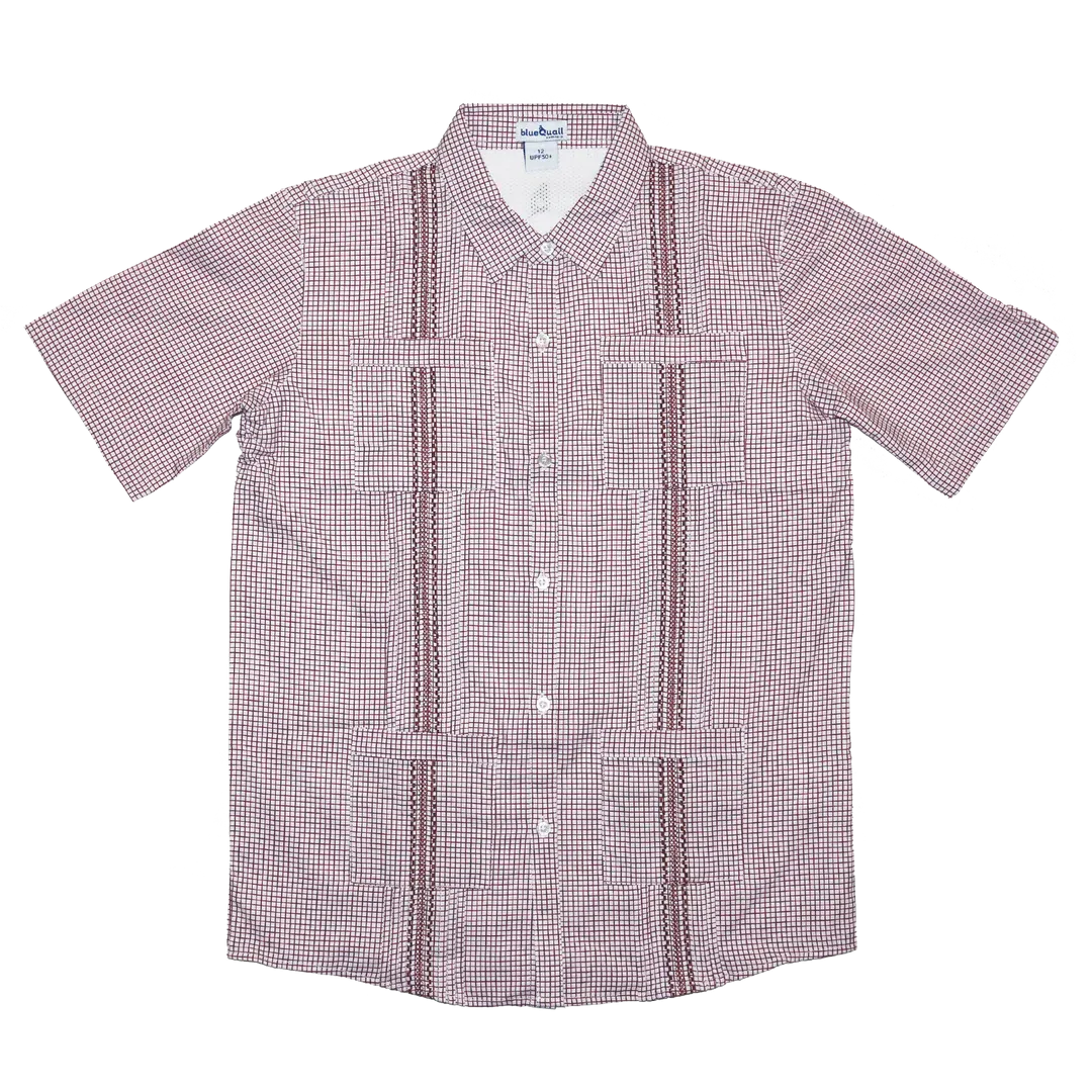 Gameday Guayabera - Maroon