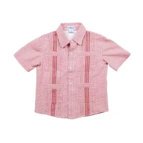 Gameday Guayabera - Red