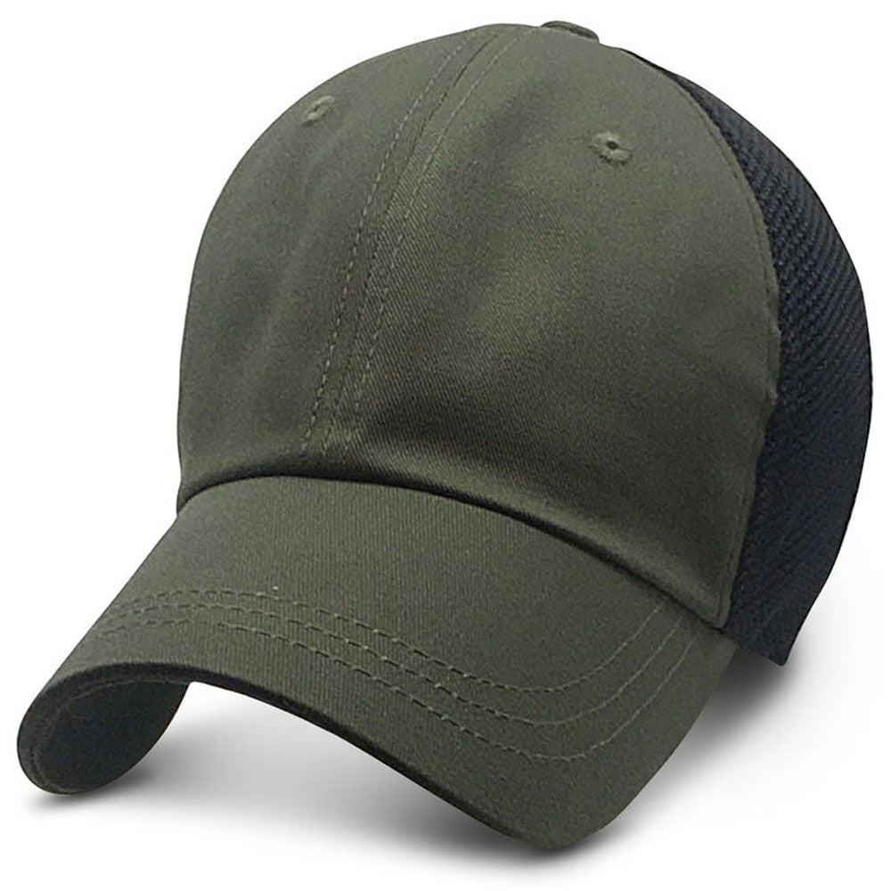 Green Partial Soft Mesh - Unstructured Baseball Cap