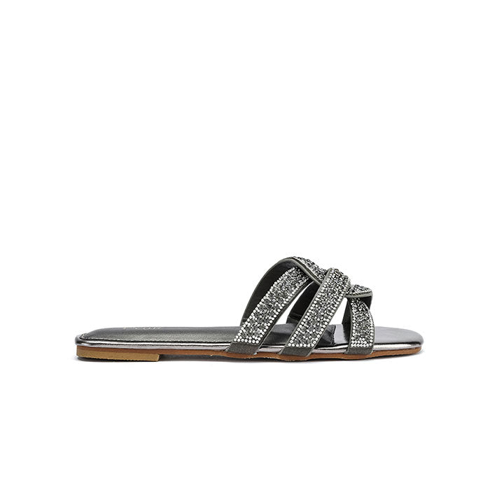 Knotted Straps Slip-on Sandal MY 341