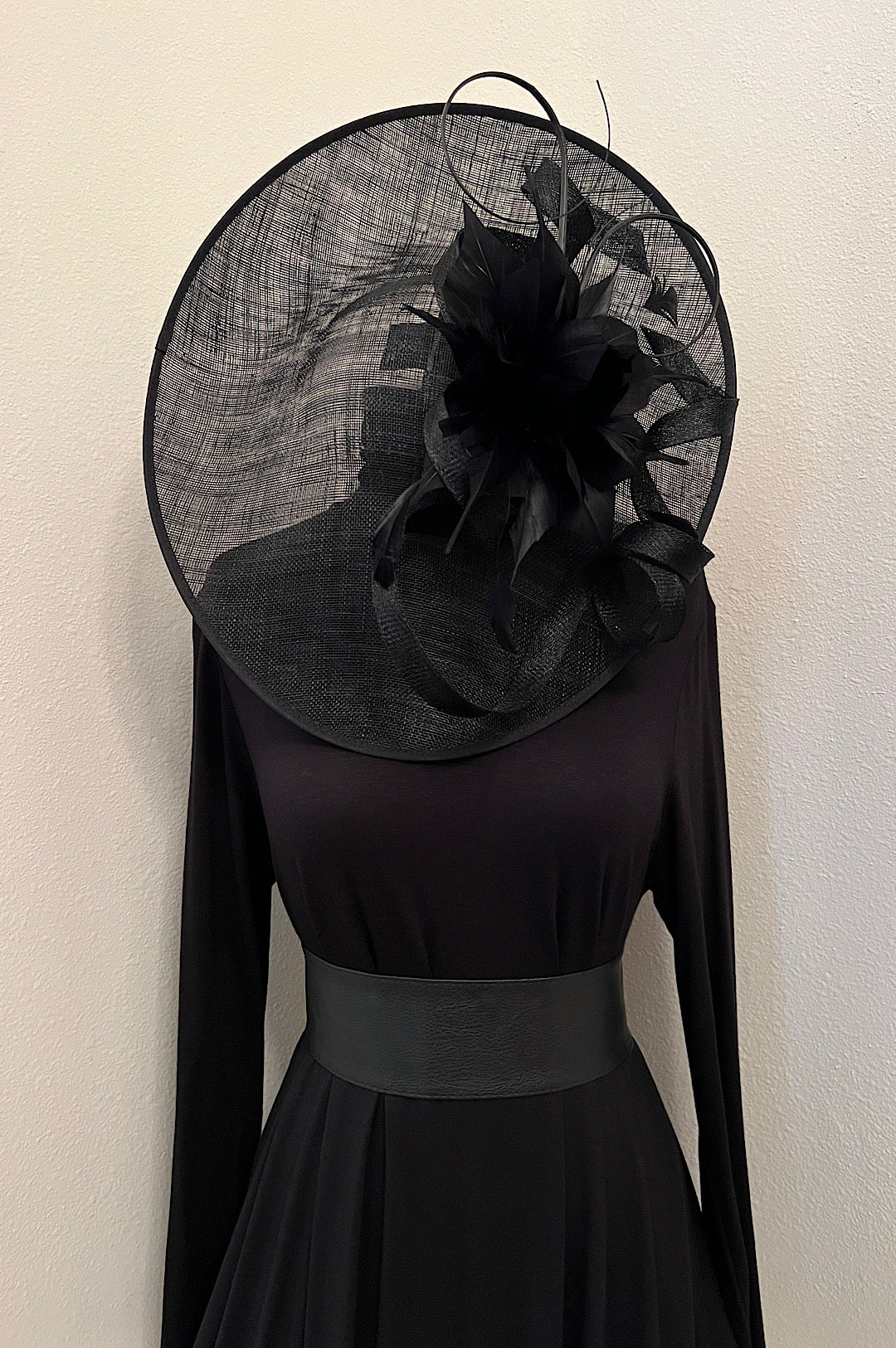 Lady Black Fascinator Hat