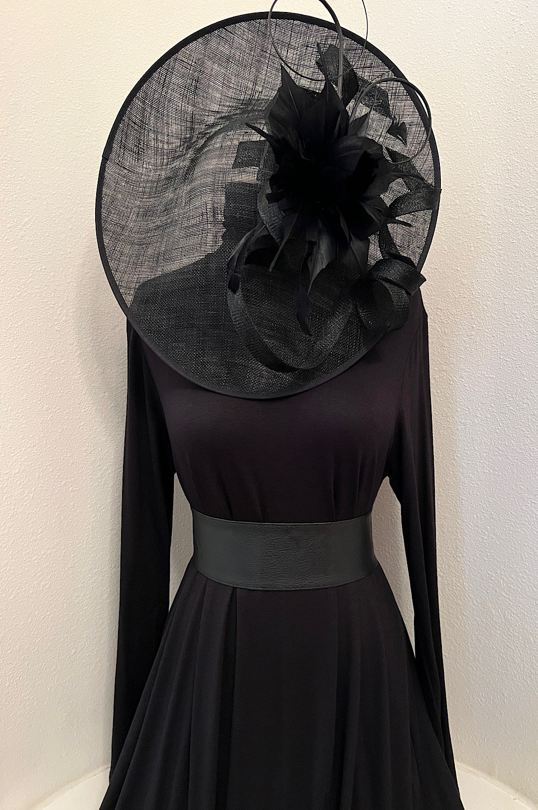 Lady Black Fascinator Hat