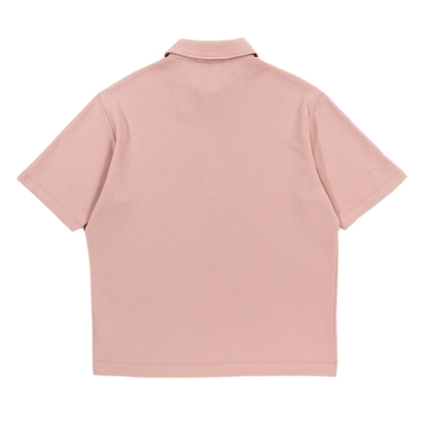 LADY WHITE CO. HALF ZIP POLO PINK GLASS