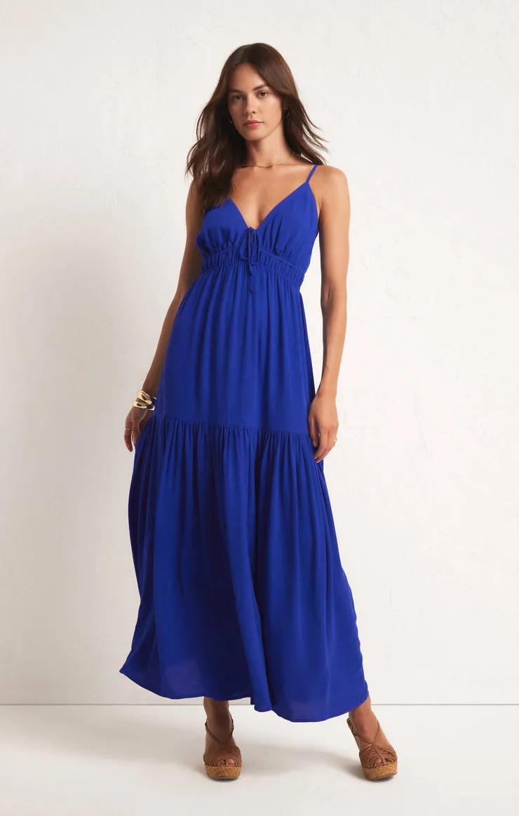 Lisbon Maxi Dress in Palace Blue