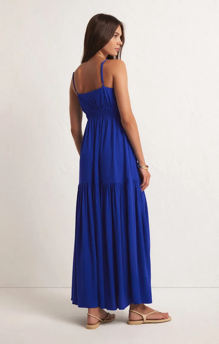 Lisbon Maxi Dress in Palace Blue