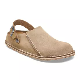 Lutry Grey/Taupe Suede Clog