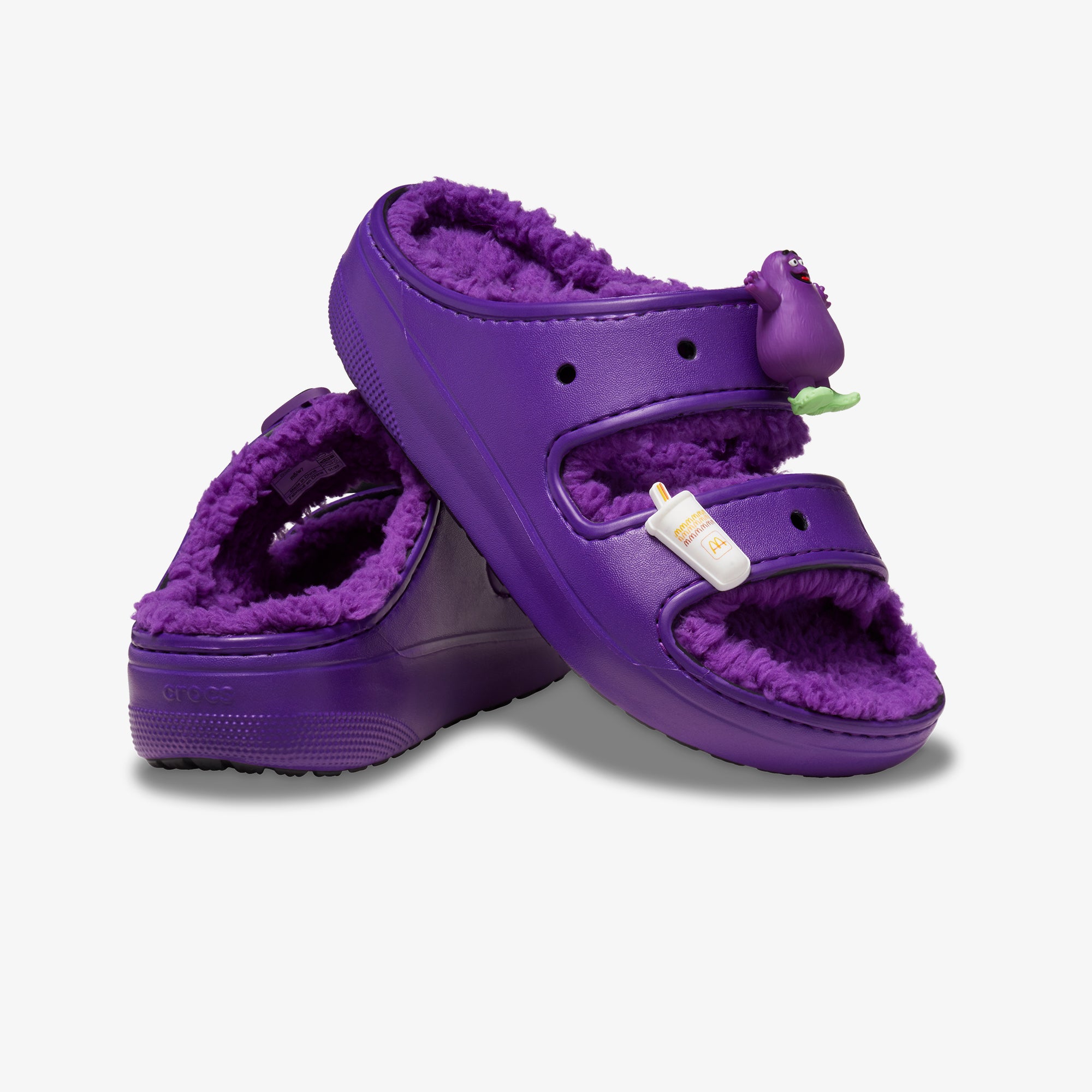 McD x CROCS COZZZY SANDAL 'PURPLE'