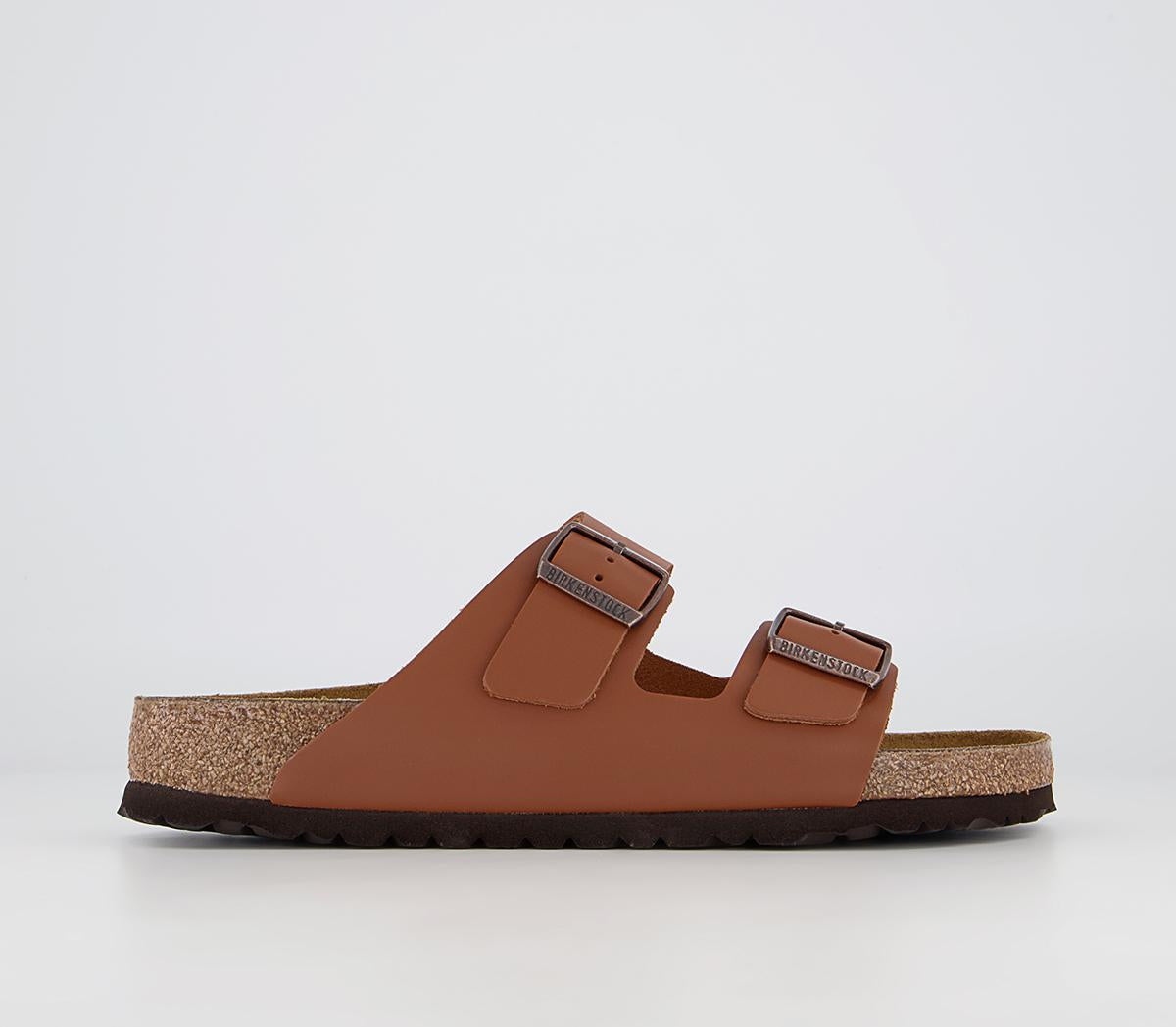 Mens Birkenstock Arizona Two Strap Ginger Brown