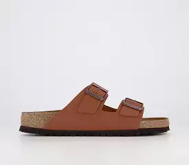 Mens Birkenstock Arizona Two Strap Ginger Brown