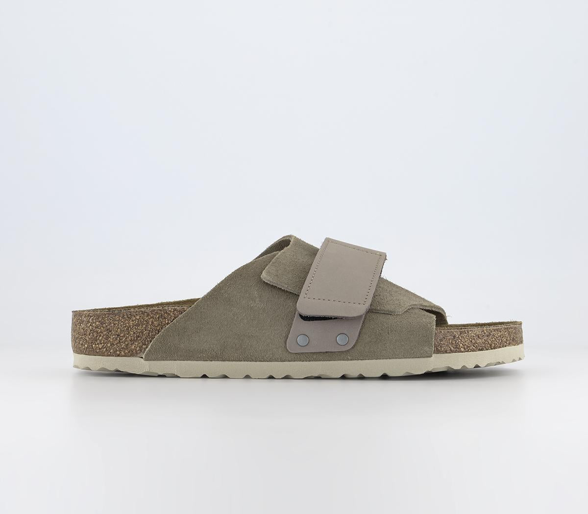 Mens Birkenstock Kyoto Sandals Taupe