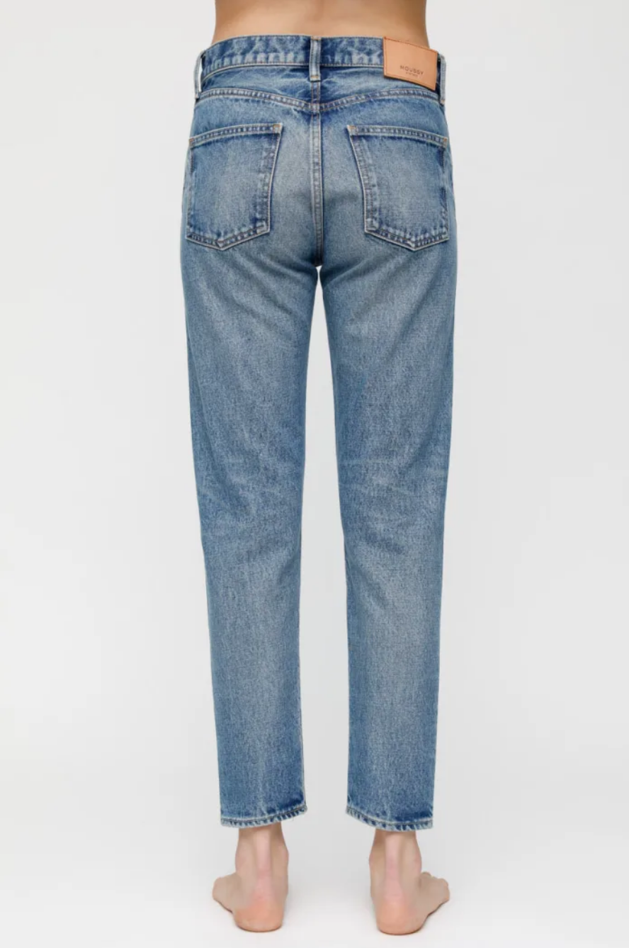 Moussy Vintage Kepner Tapered Hi- Waisted Jeans