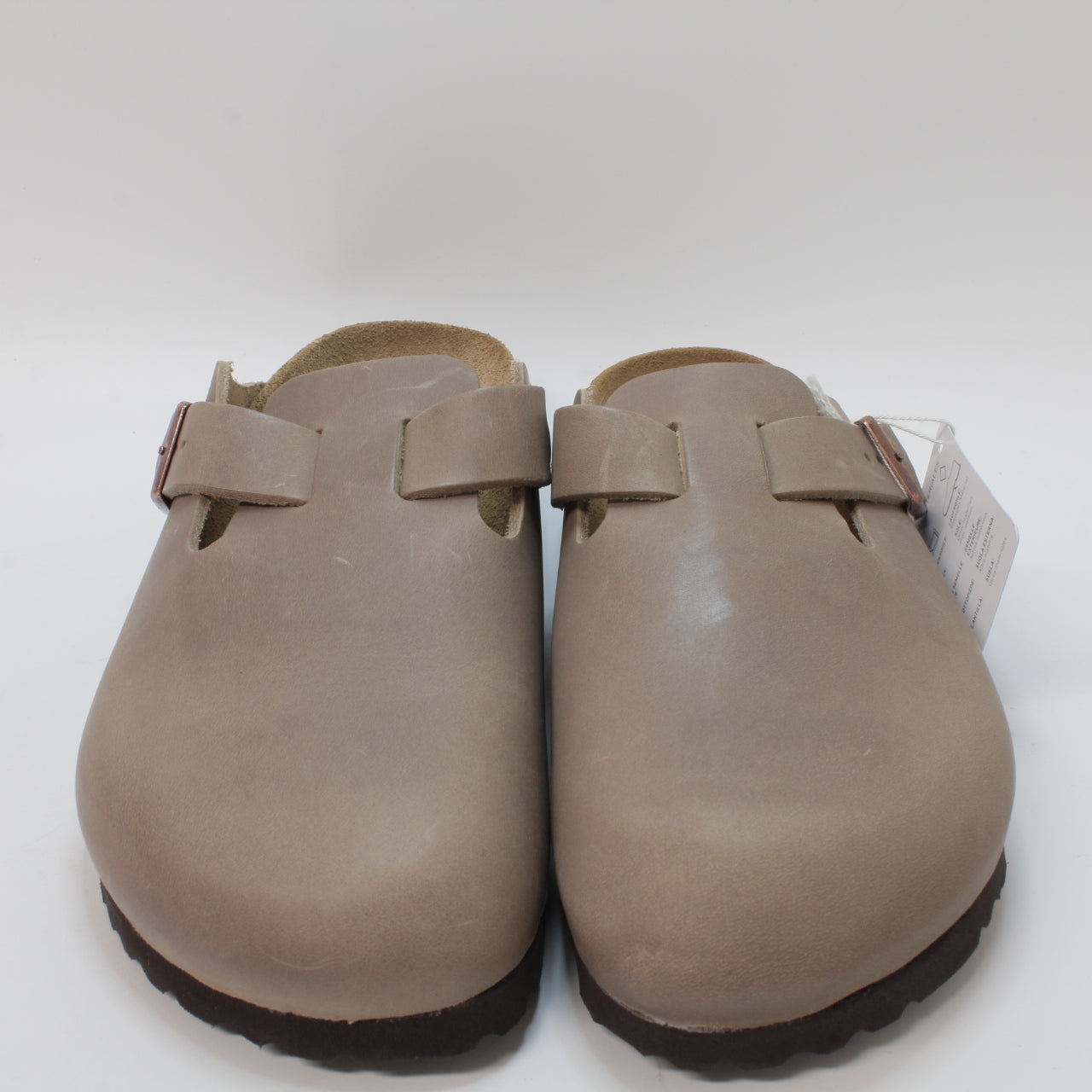 Odd Sizes - Womens Birkenstock Boston Clogs Tobacco Brown - UK Sizes  Right 5.5/Left 5