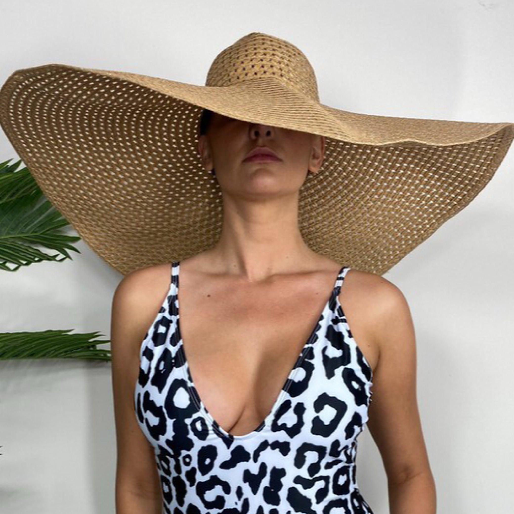 Oversized Beach Resort Wide Brim Hat