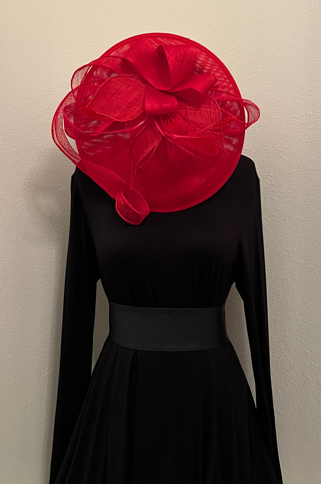 Red Fascinator Hat