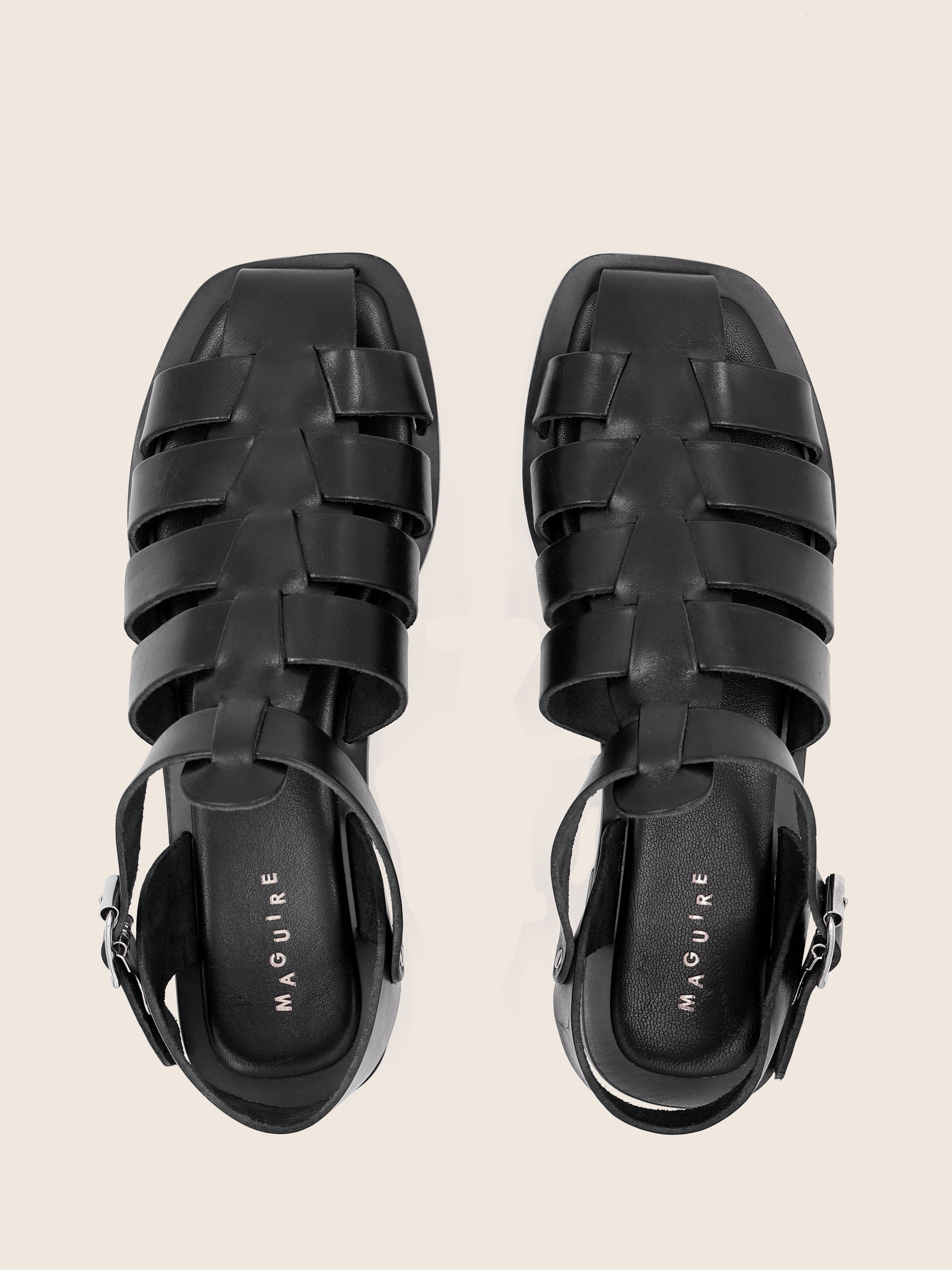 Sanza Black Sandal