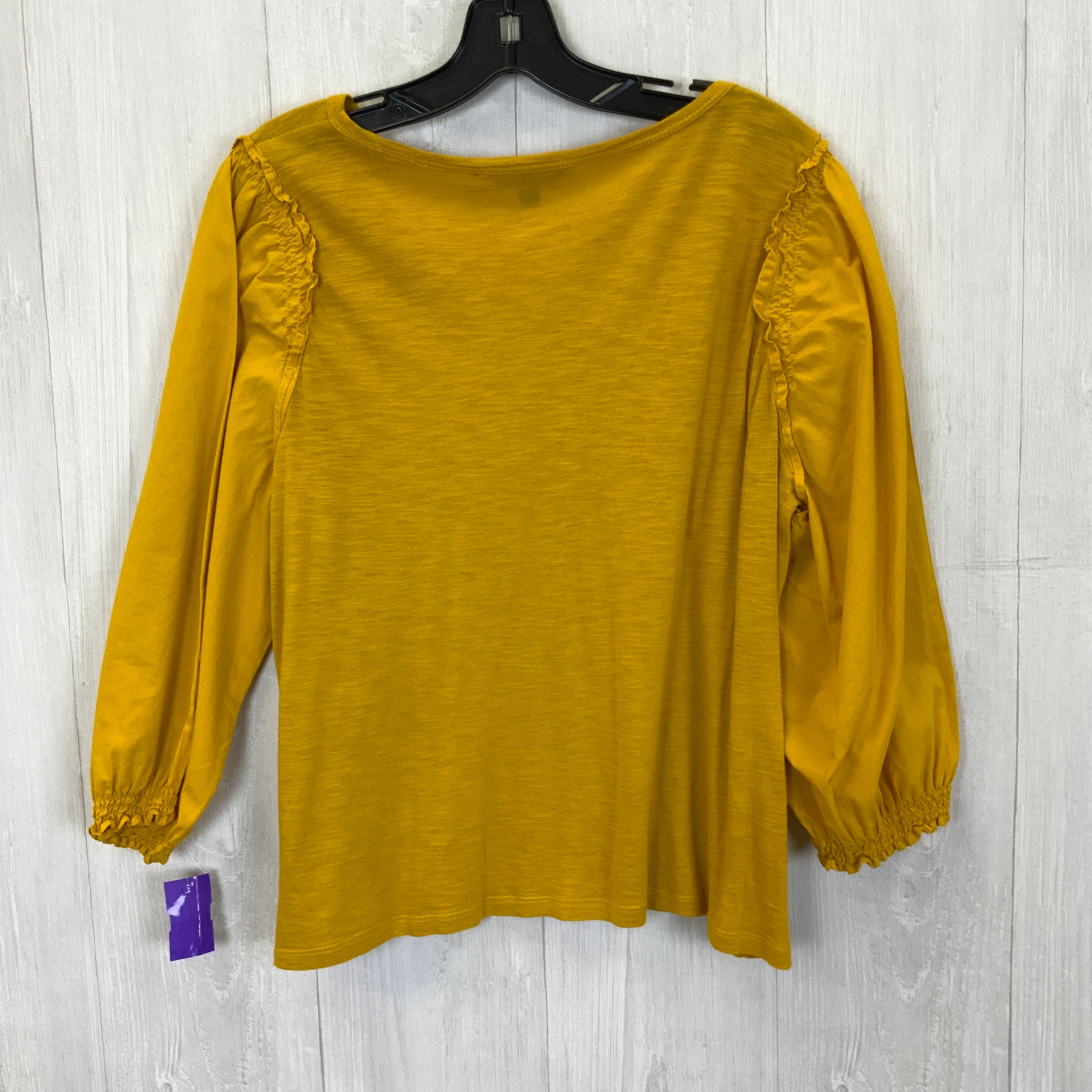 Top 3/4 Sleeve Basic By Banana Republic  Size: L