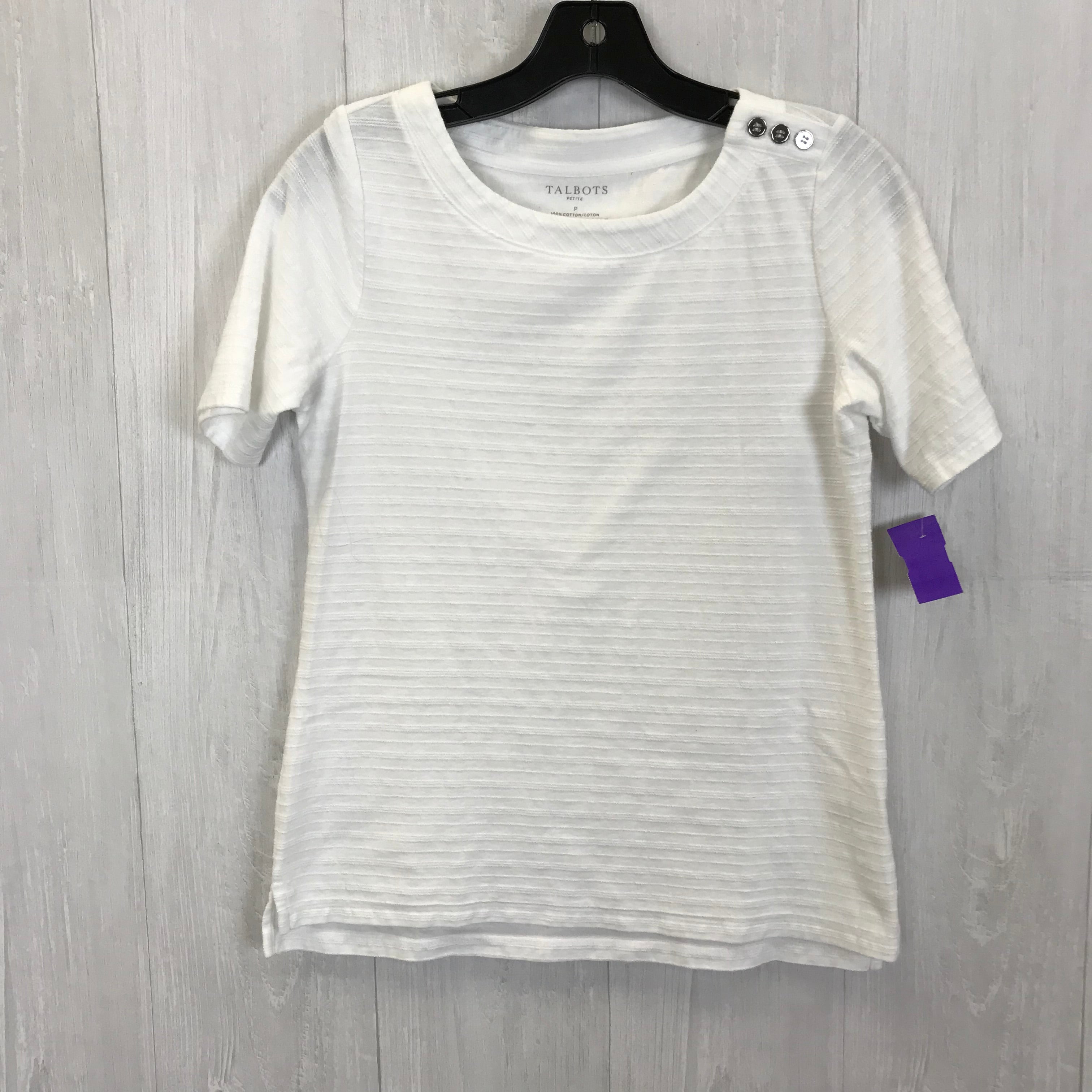 Top Short Sleeve By Talbots  Size: Xs