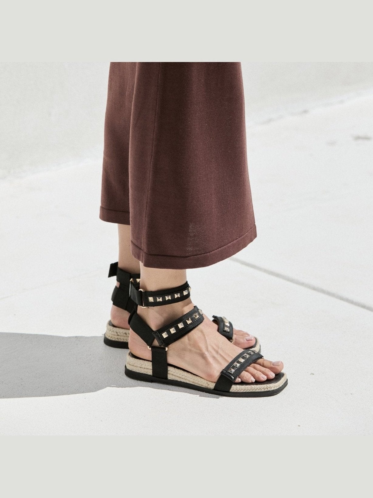 Volley Strappy Sandals - Black