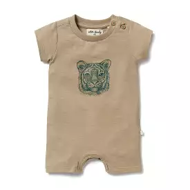 Wilson & Frenchy Leo Lion Organic Boyleg Growsuit