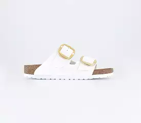 Womens Birkenstock Arizona Big Buckle White Patent