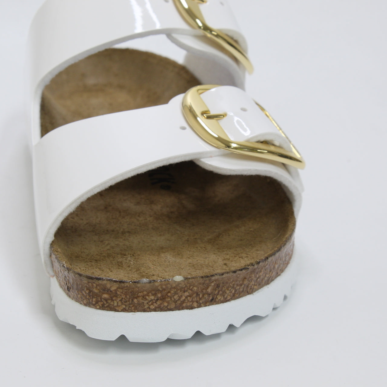 Womens Birkenstock Arizona Big Buckle White Patent