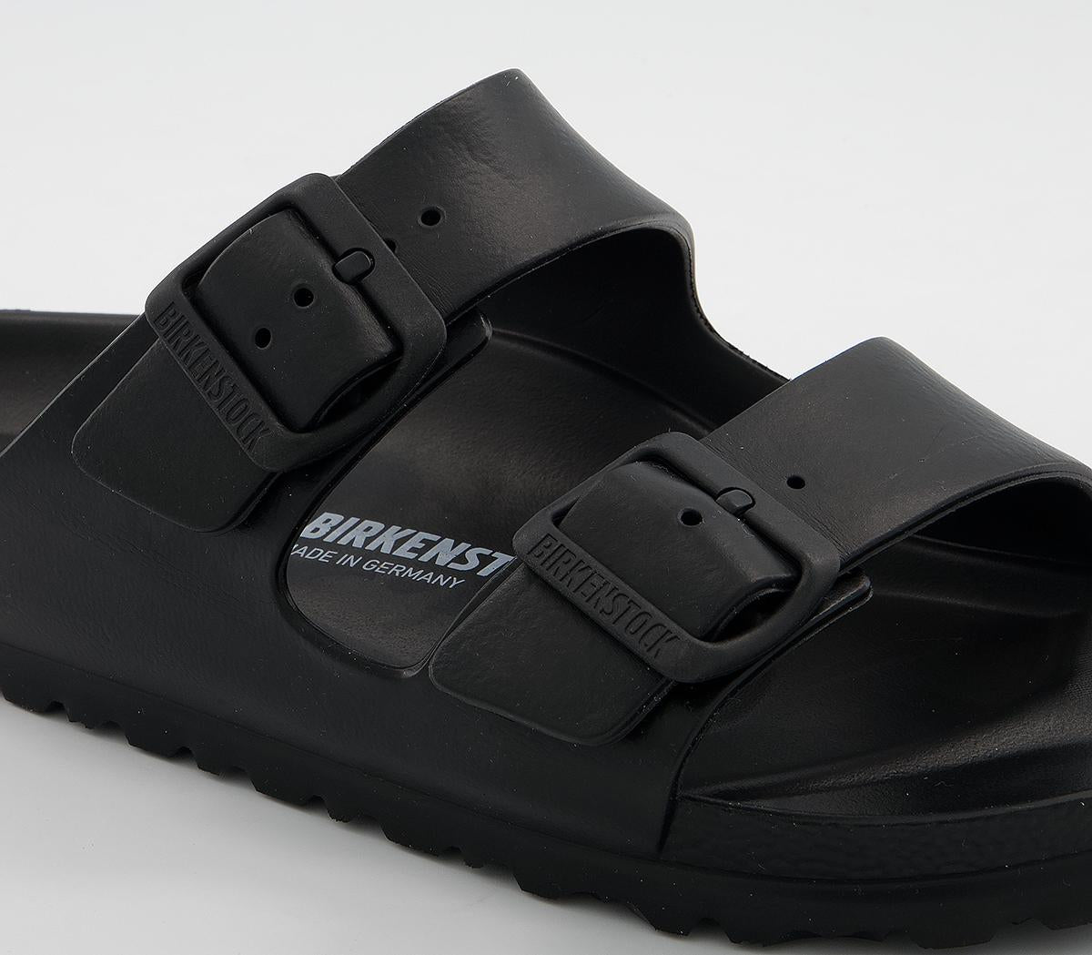 Womens Birkenstock Arizona Two Strap Black Eva